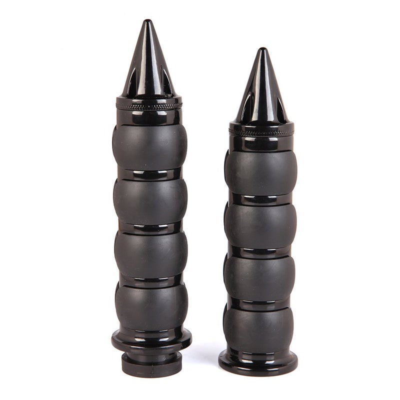 MISS MOLY Pair of 1" Dual Black Motorcycle Bar End Hand Grips Handlebar for Cruisers Harley Yamaha Suzuki - Image 4